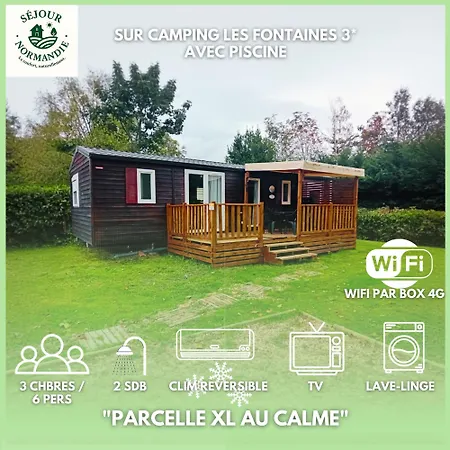 База отдыха Location De Plusieurs Mobilhomes 6 Personnes 3 Etoiles Sejour Normandie Paris Eure Gestion La Bataille Ivry-la-Bataille