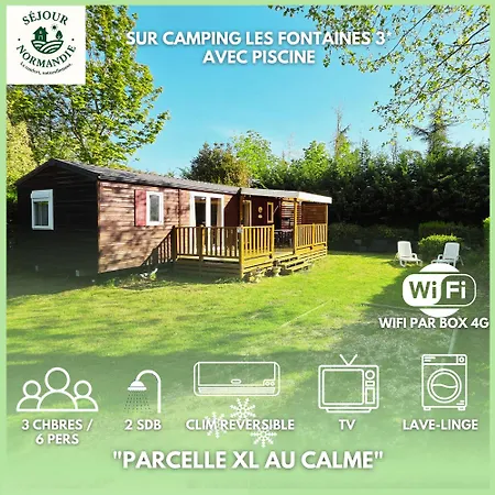 Location De Plusieurs Mobilhomes 6 Personnes 3 Etoiles Sejour Normandie Paris Eure Gestion La Bataille *