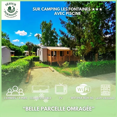 Location De Plusieurs Mobilhomes 6 Personnes 3 Etoiles Sejour Normandie Paris Eure Gestion La Bataille Vakantiepark