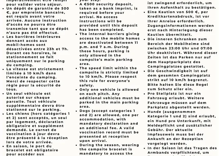 Location De Plusieurs Mobilhomes 6 Personnes 3 Etoiles Sejour Normandie Paris Eure Gestion La Bataille Holiday park
